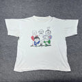 Vintage 1991 Soccer Five Nations Championship CARICATURE XL RARE MENS Unisex , , , Long Sleeve Tee