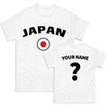 Japan football T Shirt, Personalised Japan football Tee,Custom Name & Number Top Unisex , , , Long Sleeve Tee