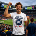 Scotland Football Supporter T Shirt Come On Scotland Soccer Ball Gift Unisex , , , Long Sleeve Tee