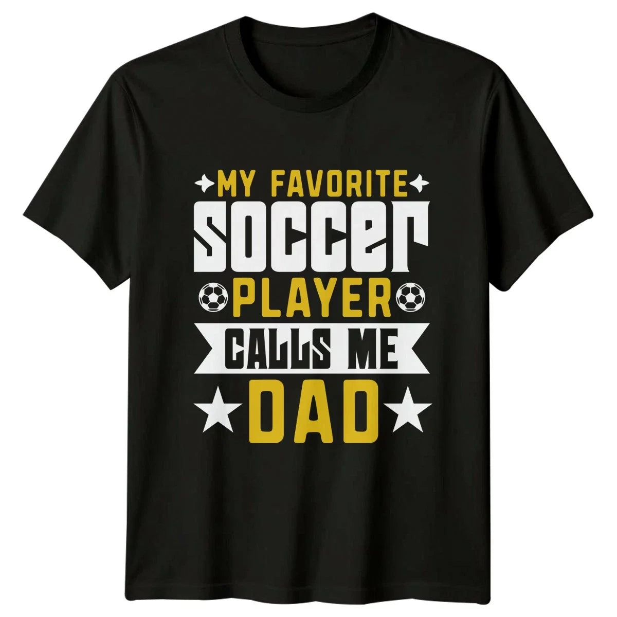 My Favorite Soccer Player Calls Mens Soccer Dad Fathers Day Gift For Him Unisex , , , Long Sleeve Tee