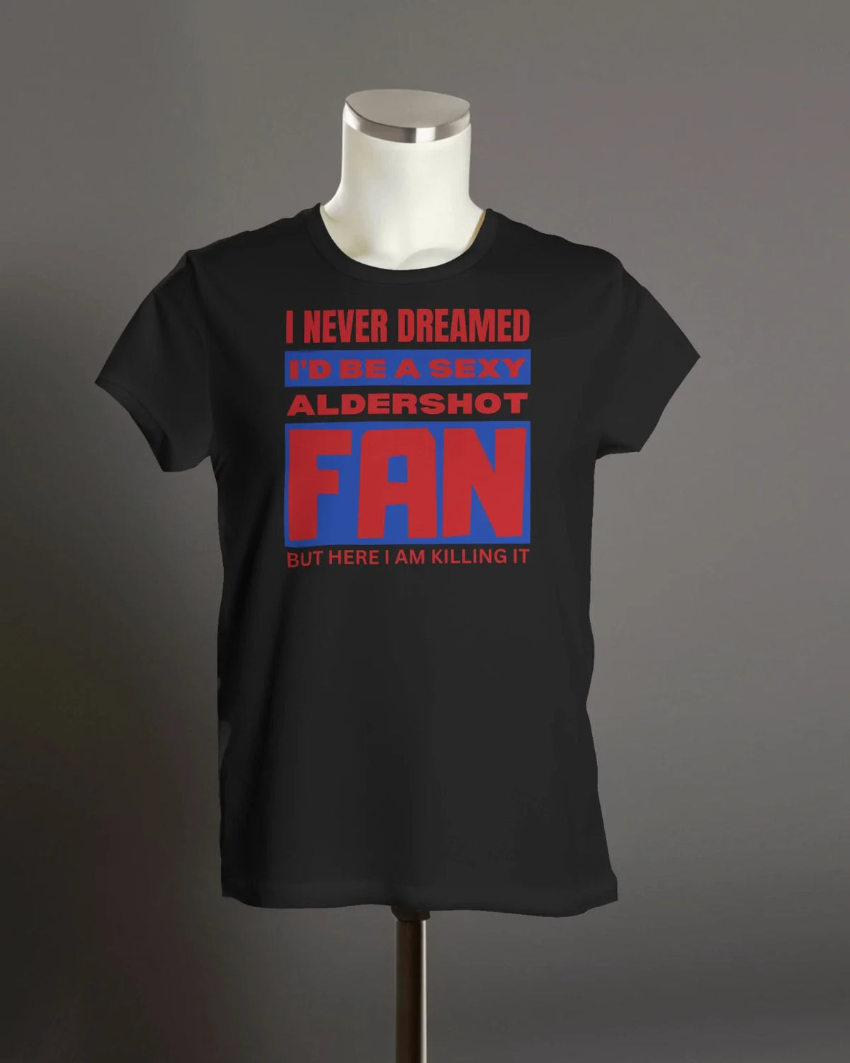 SEXY ALDERSHOT FAN | Aldershot Town | The Shots | Recreation Ground Hampshire Unisex , , , Long Sleeve Tee