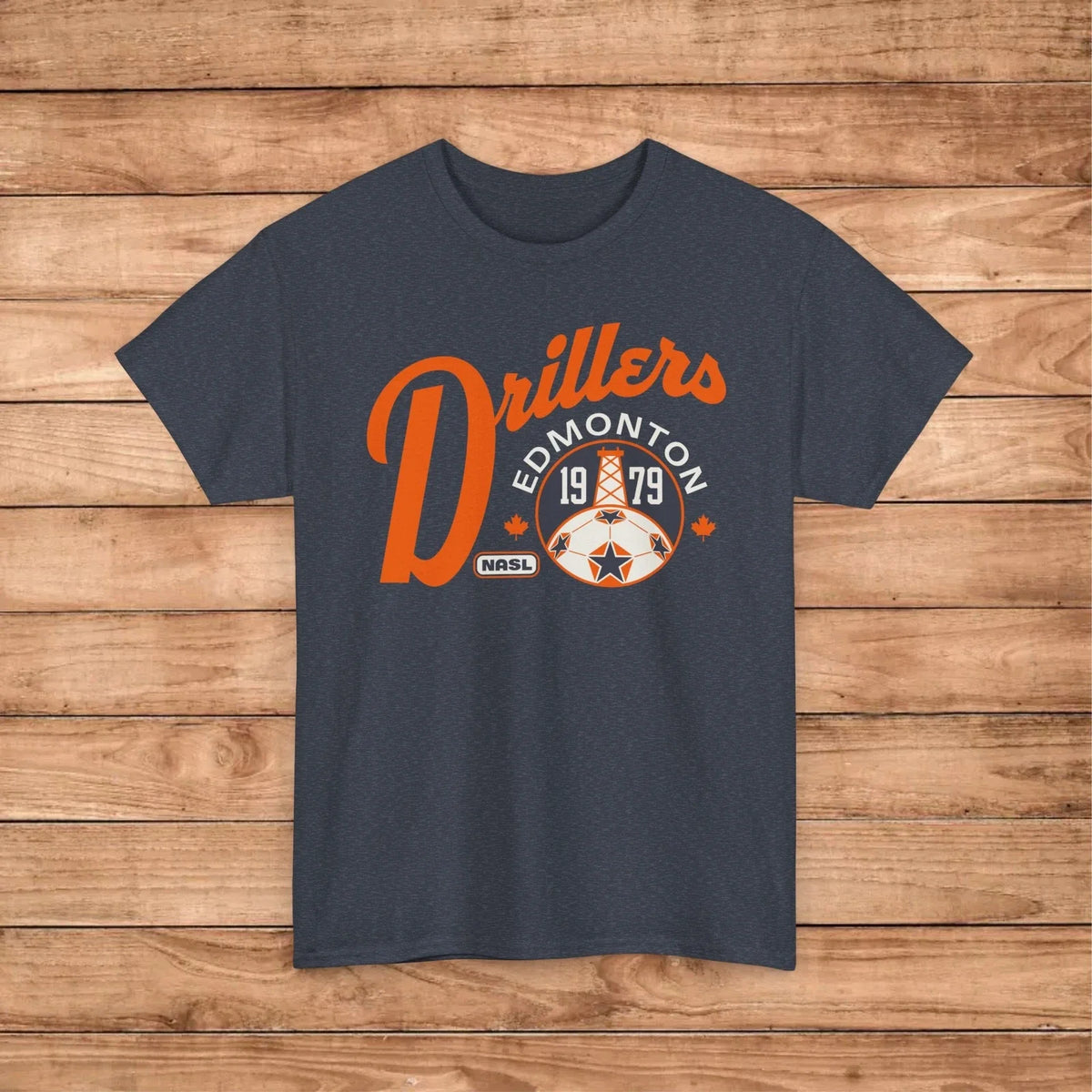 Edmonton Drillers 1979 Vintage NASL Soccer Premium Unisex Unisex , , , Long Sleeve Tee