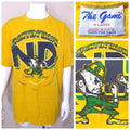 UNIVERSITY OF NOTRE DAME Vintage T Shirt XL FIGHTIN IRISH Vtg 90s Graphic Tee SS Unisex , , , Long Sleeve Tee