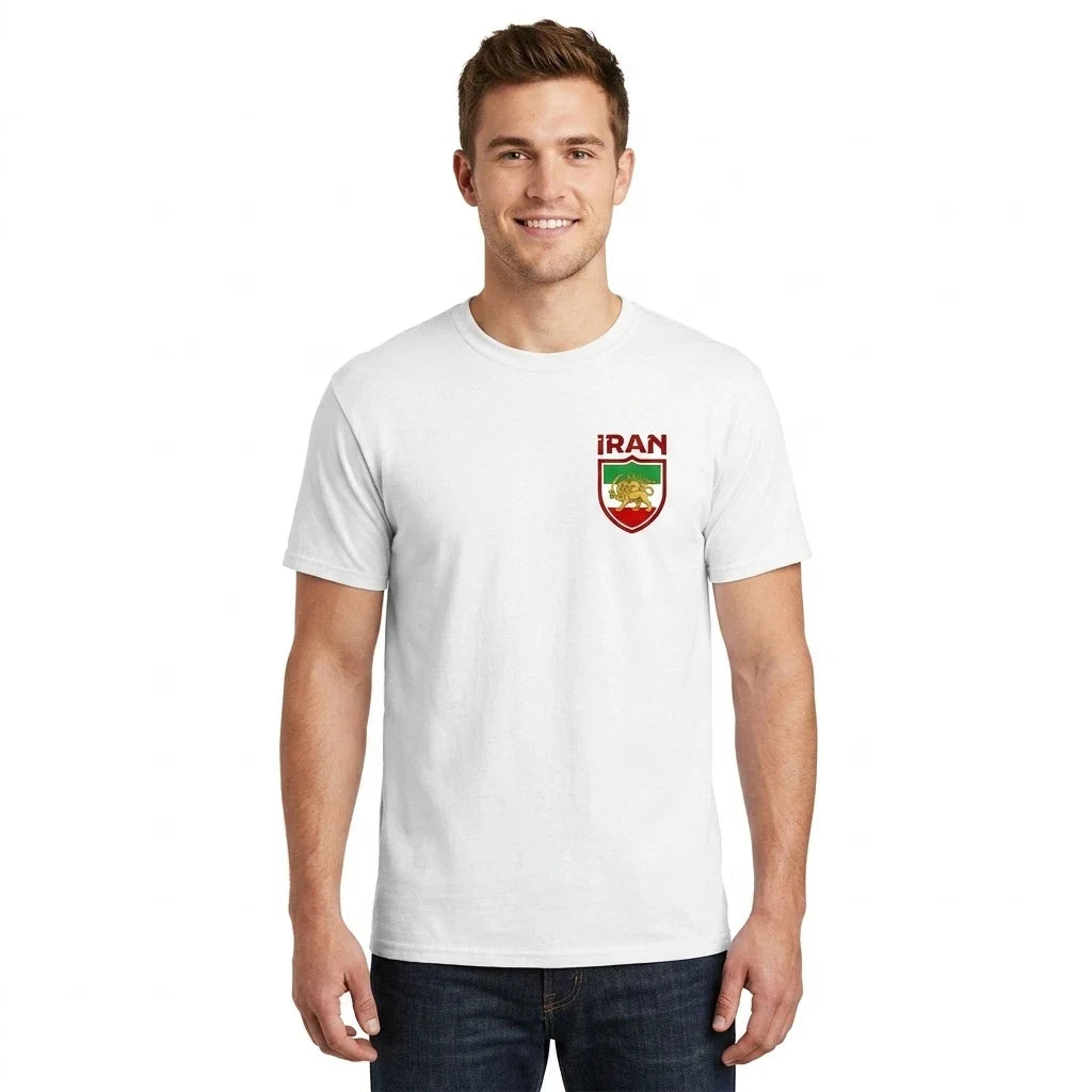 Iran World Cup 2026 T Shirt Mens Football Soccer Fan Iran Supporter Old Flag Unisex , , , Long Sleeve Tee