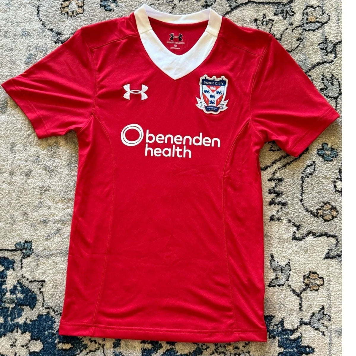 New! York City FC 2018-19 Home Soccer Shirt Red Unisex Adult XSmall Unisex , , , Long Sleeve Tee