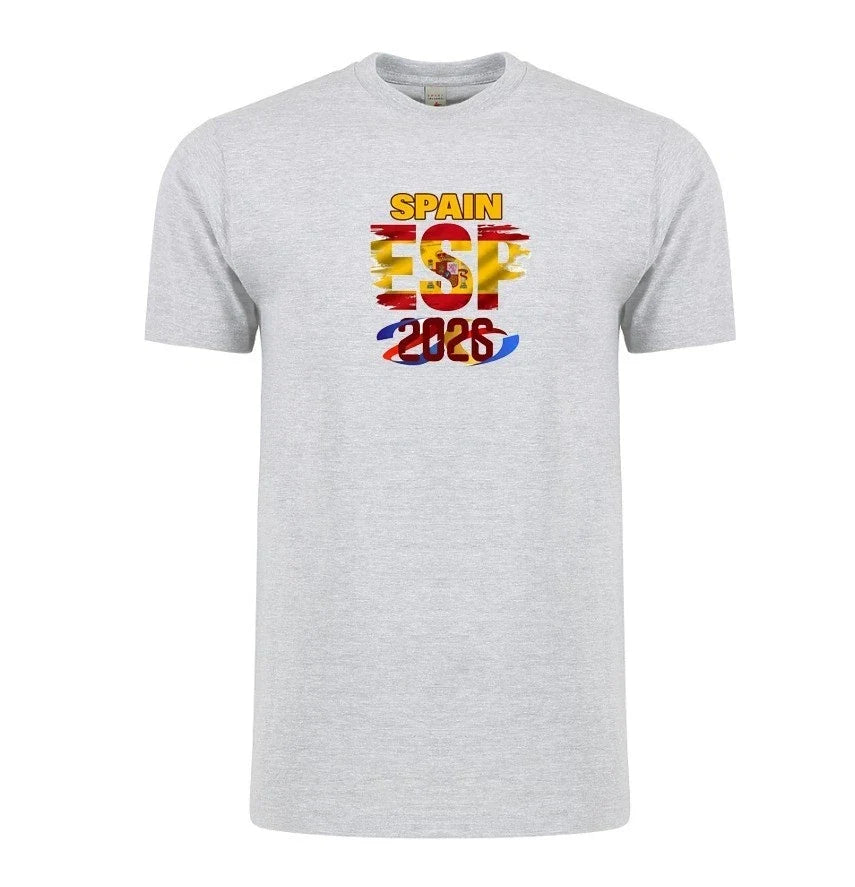 Spain Soccer Country Flag World Cup 2026 Adult Unisex Football Fan Tee Unisex , , , Long Sleeve Tee