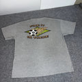 Big Dogs Fire It In There Soccer Graphic T Shirt Gray Mens XL Sports Tee Unisex , , , Long Sleeve Tee
