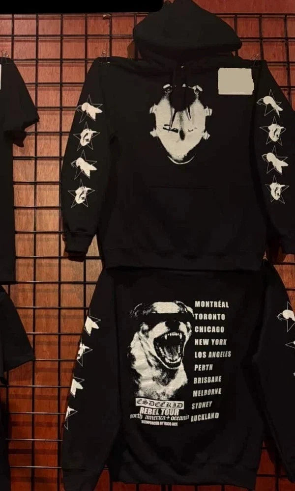 Esdeekid The Rebel Tour 2026 North America Australia NZ Merch Unisex , , , Long Sleeve Tee