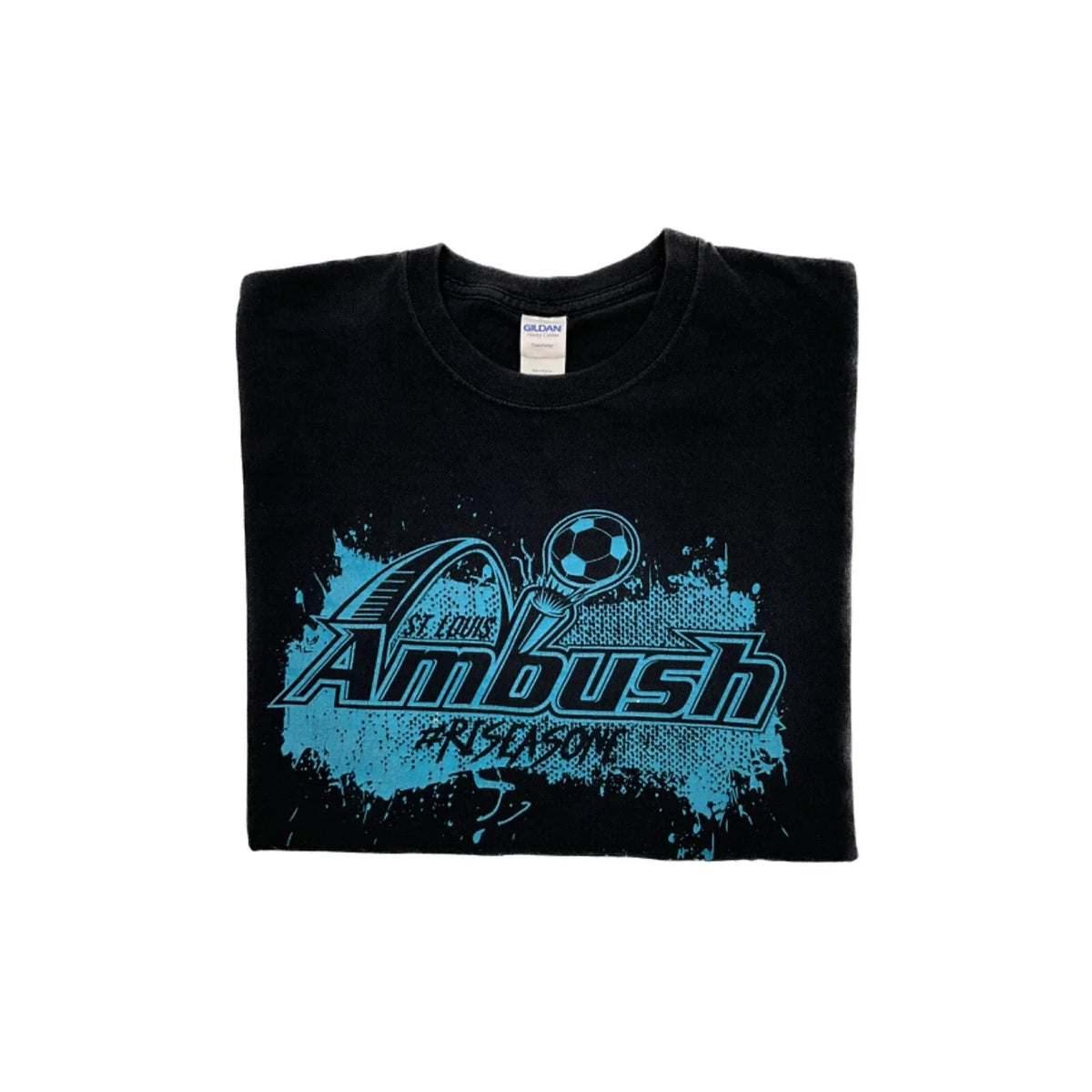 Ambush Soccer Vintage 2019 St Louis Cut Off Black T Shirt - Men's Size XL Unisex , , , Long Sleeve Tee