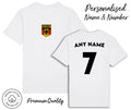 Germany Flag 2026 Personalised Name & No Adult Kids Baby, Football Euro Unisex , , , Long Sleeve Tee