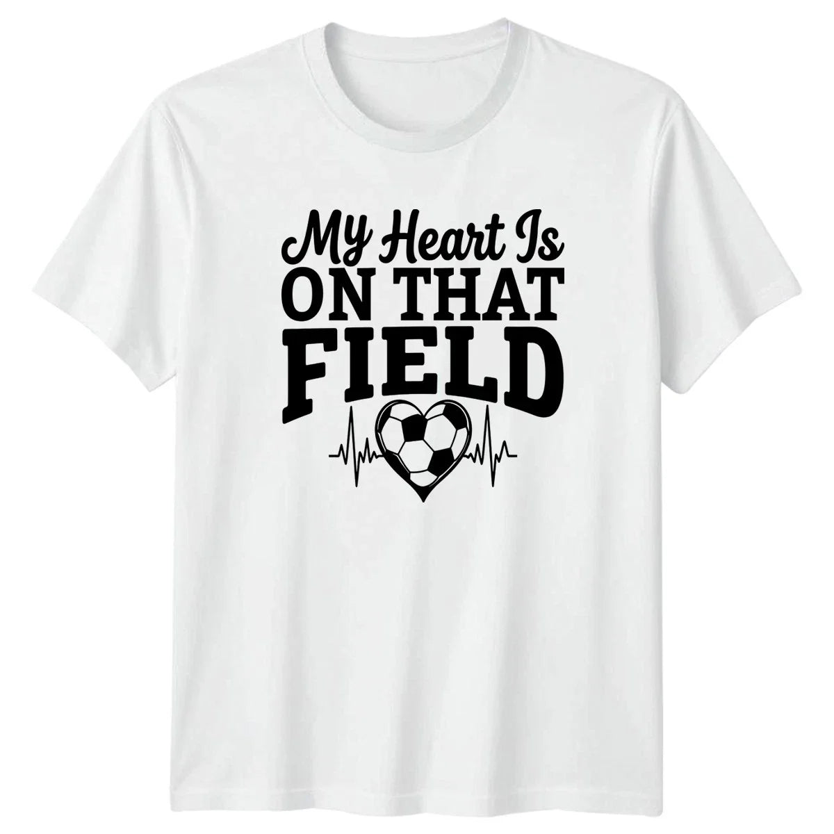 My Heart Is On That Womens Soccer Mom Soccer Gift For Her Unisex , , , Long Sleeve Tee
