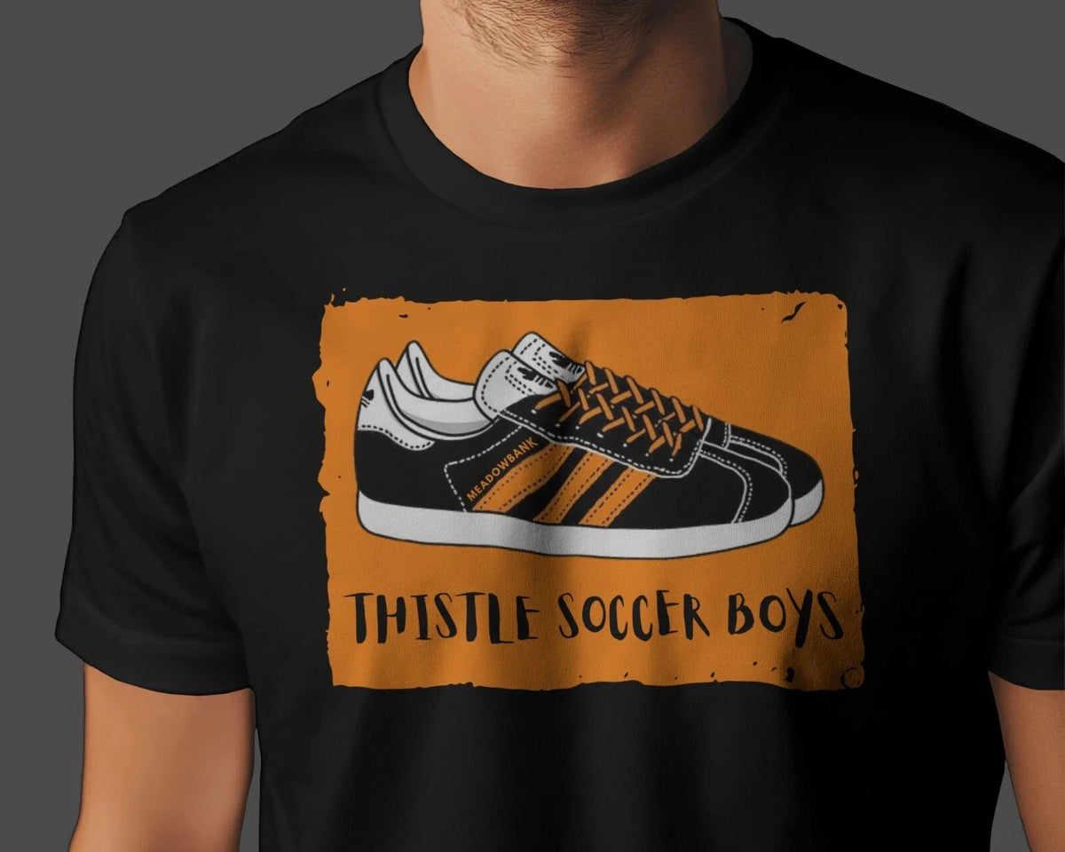 THISTLE SOCCER BOYS Gazelle | Meadowbank Hooligans | Unisex Organic Unisex , , , Long Sleeve Tee