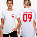 Personalised England Football T Shirt World Cup 2026 Kids Unisex Tee Unisex , , , Long Sleeve Tee