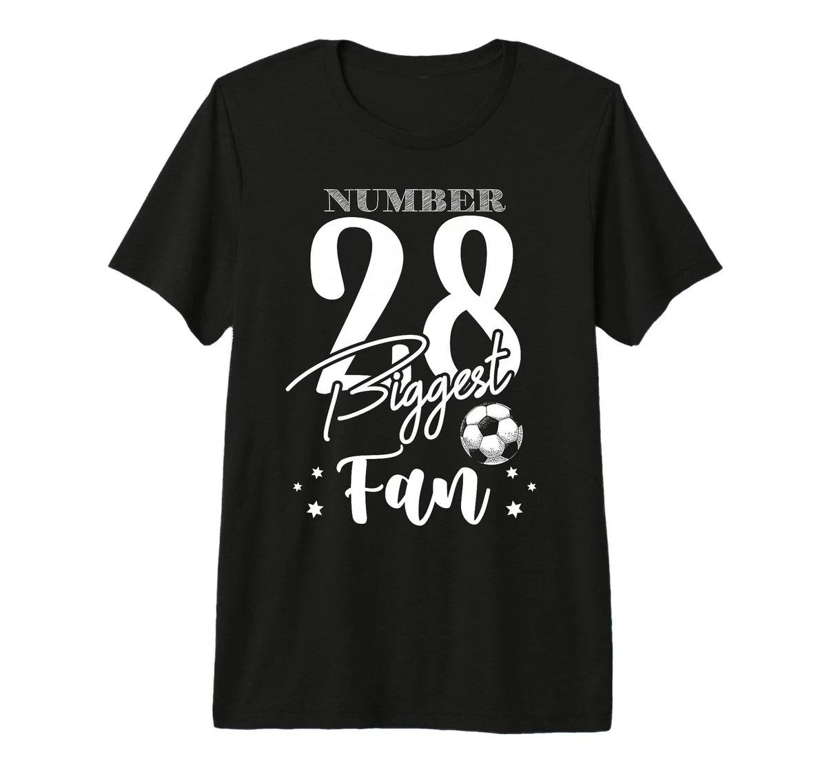 Number 28 Biggest Fan Soccer Player Family Cheer Game Day Premium Tri-Blend T... Unisex , , , Long Sleeve Tee