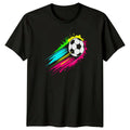 Soccer Ball Splatter Art Sports Fan Soccer Birthday Gift For Him And Her Unisex , , , Long Sleeve Tee
