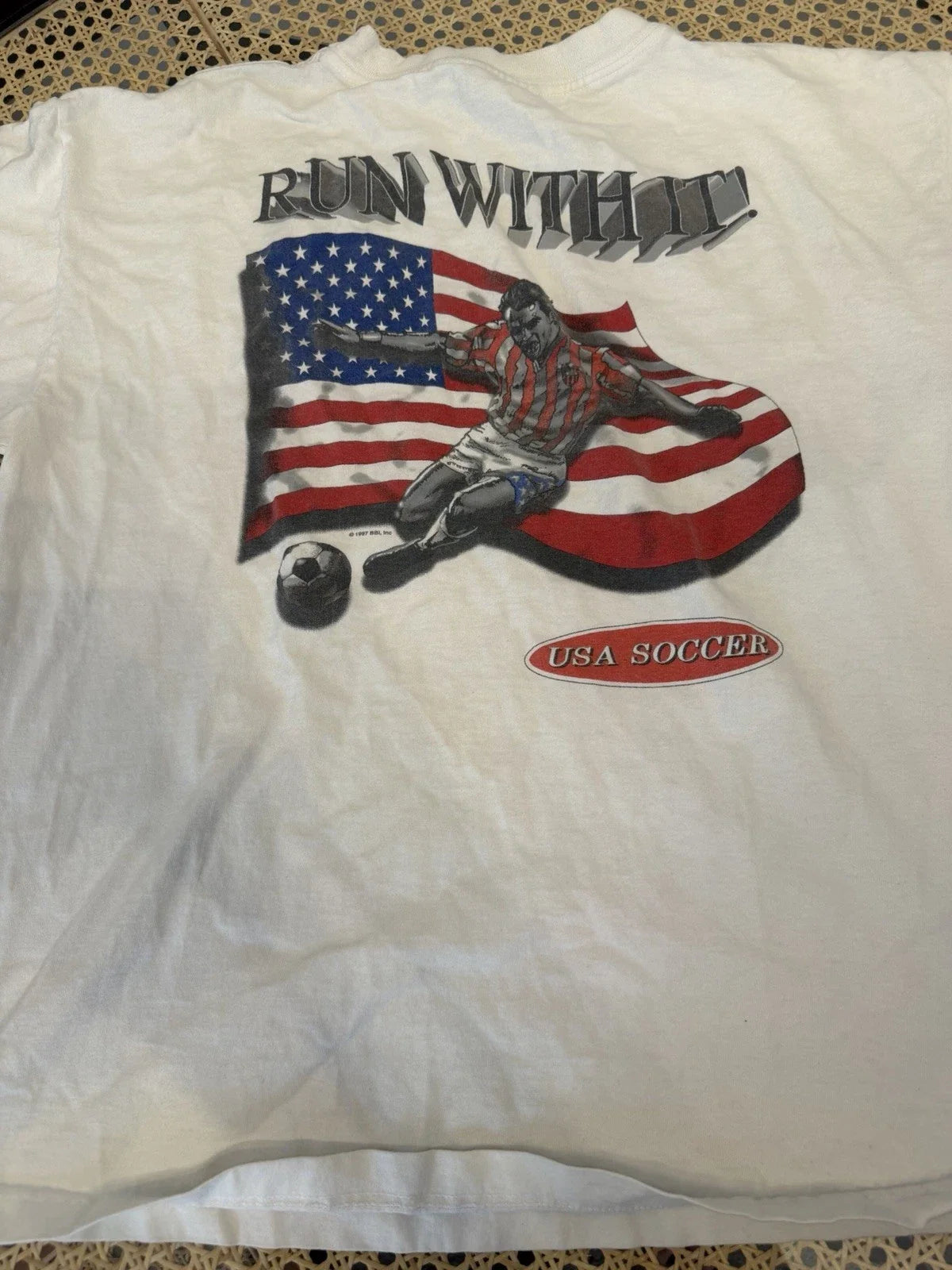 Bugle Boy USA Soccer Vintage Unisex , , , Long Sleeve Tee