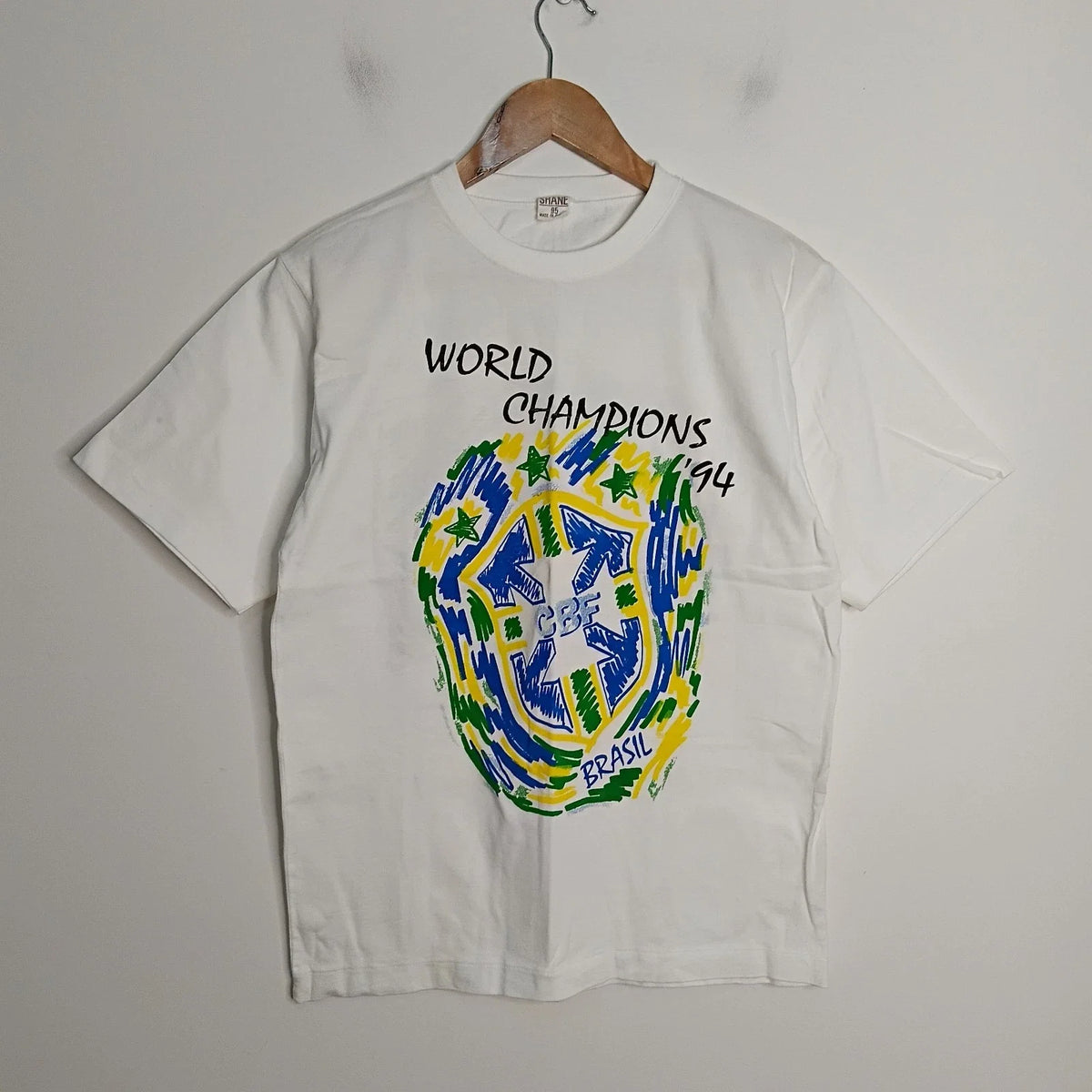 Vintage Brazil World Cup 1994 Shirt Mens Medium Soccer Football Futbol Champions Unisex , , , Long Sleeve Tee