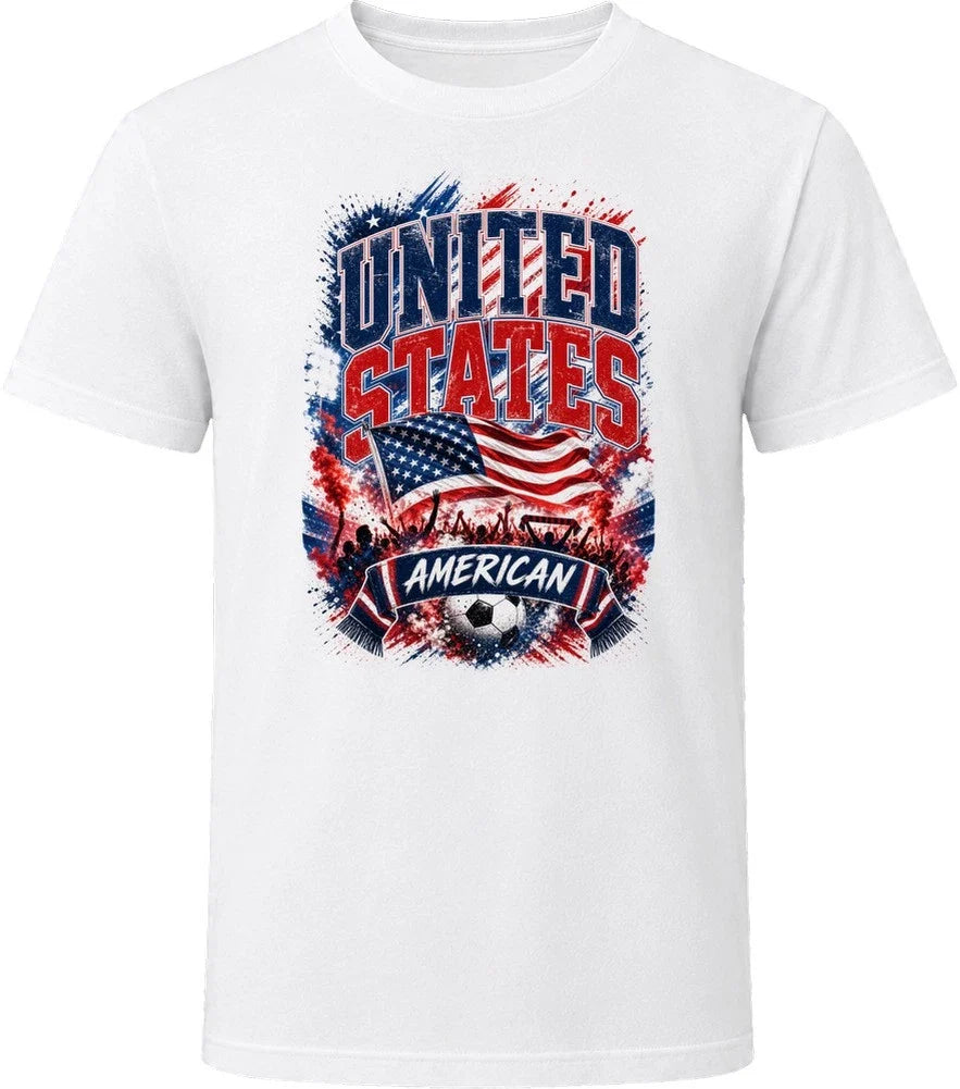 United States American Soccer Football National Supporters T Shirt Unisex , , , Long Sleeve Tee