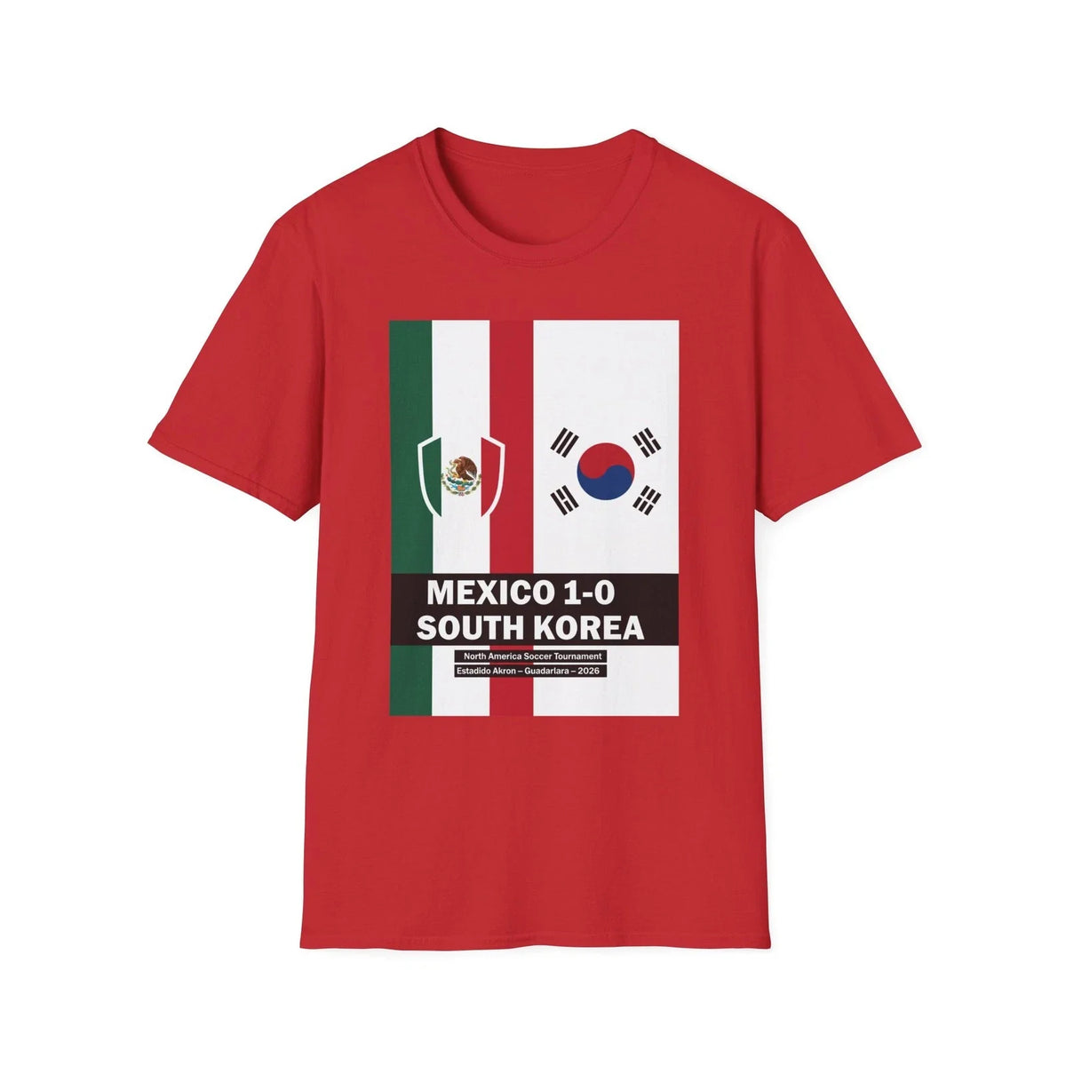 Mexico vs South Korea soccer score | Mexico flag vs Korea flag Unisex , , , Long Sleeve Tee