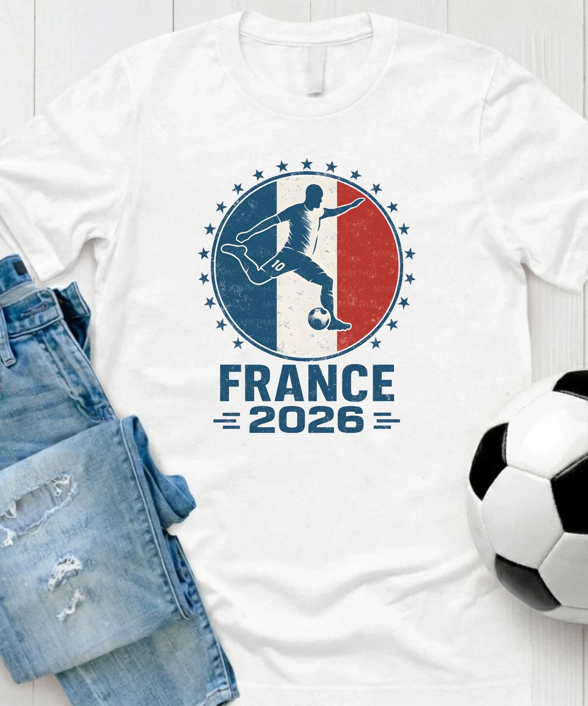 France 2026 World Soccer TShirt Futbol Shirt French Flag Tee Gildan Unisex Unisex , , , Long Sleeve Tee