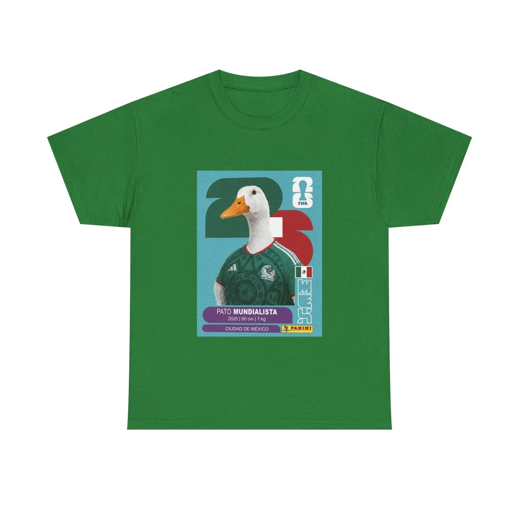 Merlin The Patriotic Duck Mexico Soccer Worldcup Fan Futbol Card TEE Unisex , , , Long Sleeve Tee