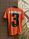 Rare Umbro X BKK Bikkembergs Orange Soccer Football Jersey #3 Size M Unisex , , , Long Sleeve Tee