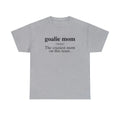 Goalie Mom Definition Soccer Lacrosse Shirt Gifts Tshirt Tee Crew Neck Unisex Unisex , , , Long Sleeve Tee