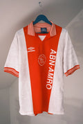 Ajax 1991-1993 Umbro Vintage Rare Men's Red Home Football Jersey #9 Size L Unisex , , , Long Sleeve Tee
