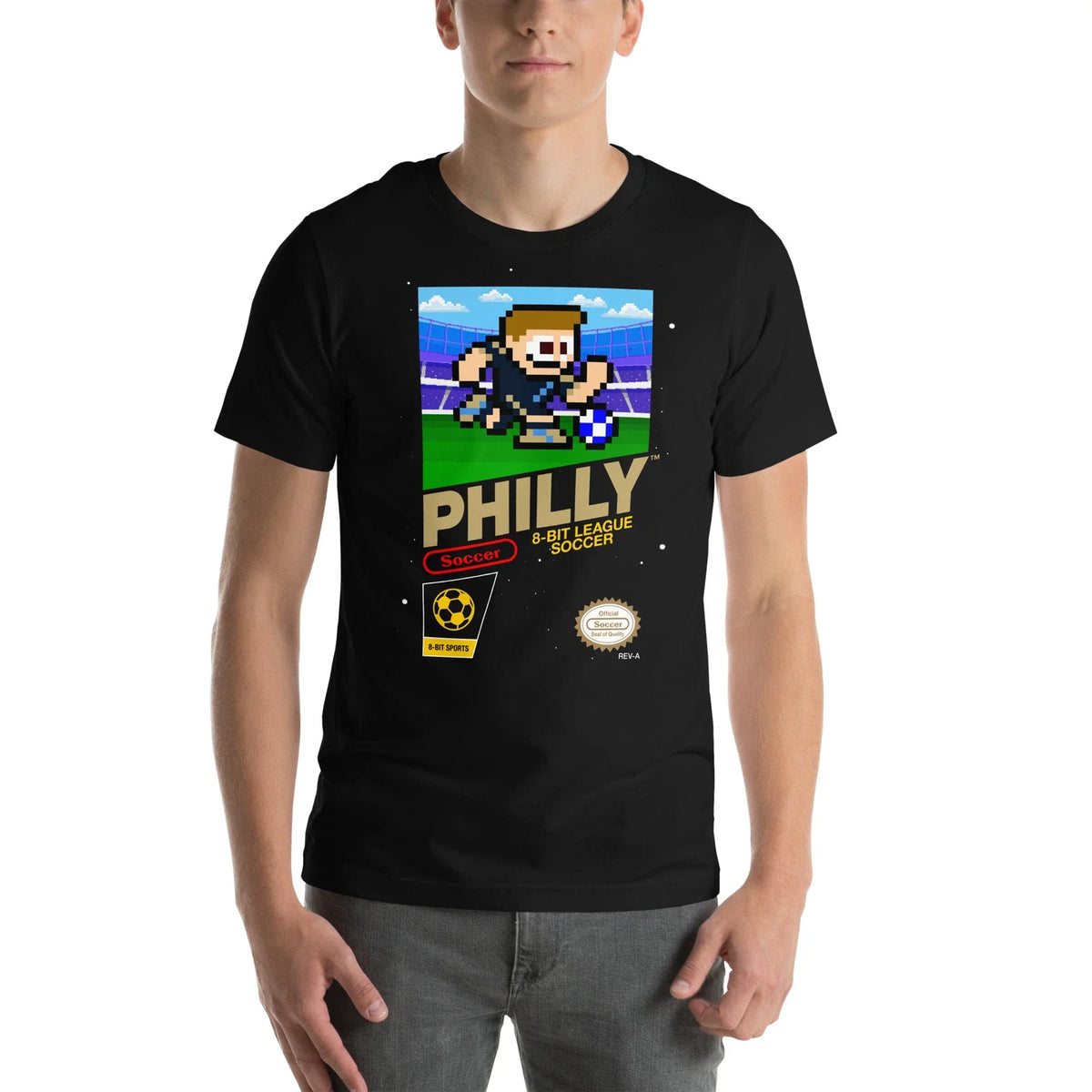 Philadelphia Union 8-bit Retro NES Vintage League Soccer Football Club Unisex , , , Long Sleeve Tee