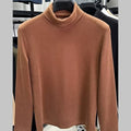 Men Durable Polyester Spandex T Shirt Half High Collar for Regular Use Unisex , , , Long Sleeve Tee