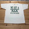 Vintage 90s We Get A Kick Out Of W-H Soccer Sports Graphic USA - 2XL Unisex , , , Long Sleeve Tee