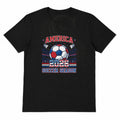 America 2026 Soccer Season USA Football Fan Graphic Black Tee Unisex , , , Long Sleeve Tee