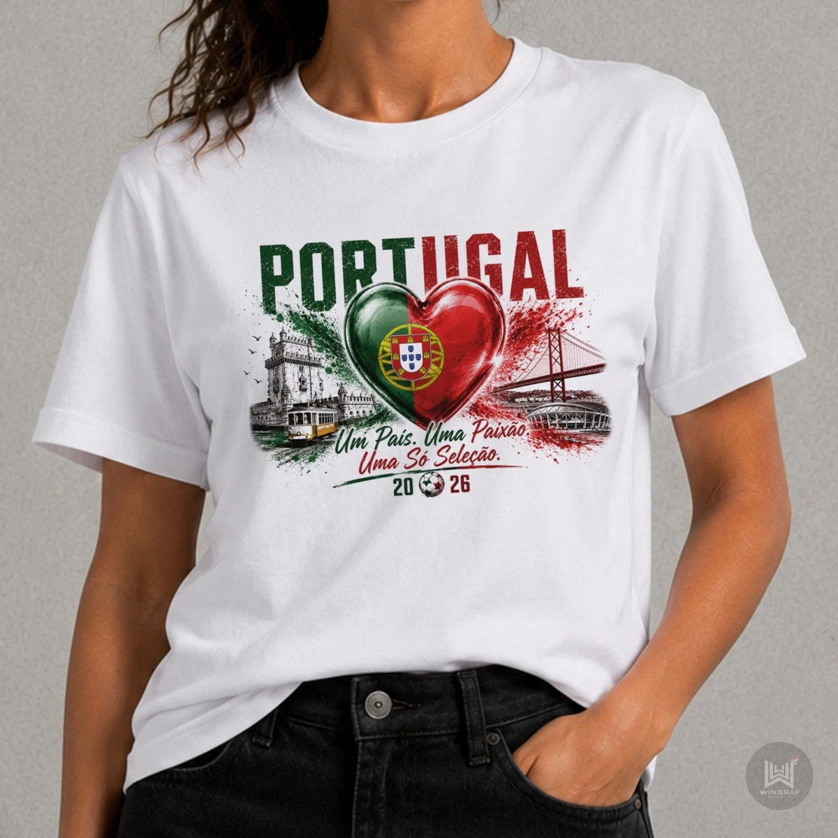 Portugal t shirt flag football 2026 camiseta tee gift heart fan top all sizes Unisex , , , Long Sleeve Tee