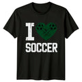 I Love Soccer Football Lover Soccer Birthday Gift For Him And Her Unisex , , , Long Sleeve Tee