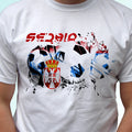 Serbia football flag white t shirt soccer style design mens womens kids Unisex , , , Long Sleeve Tee