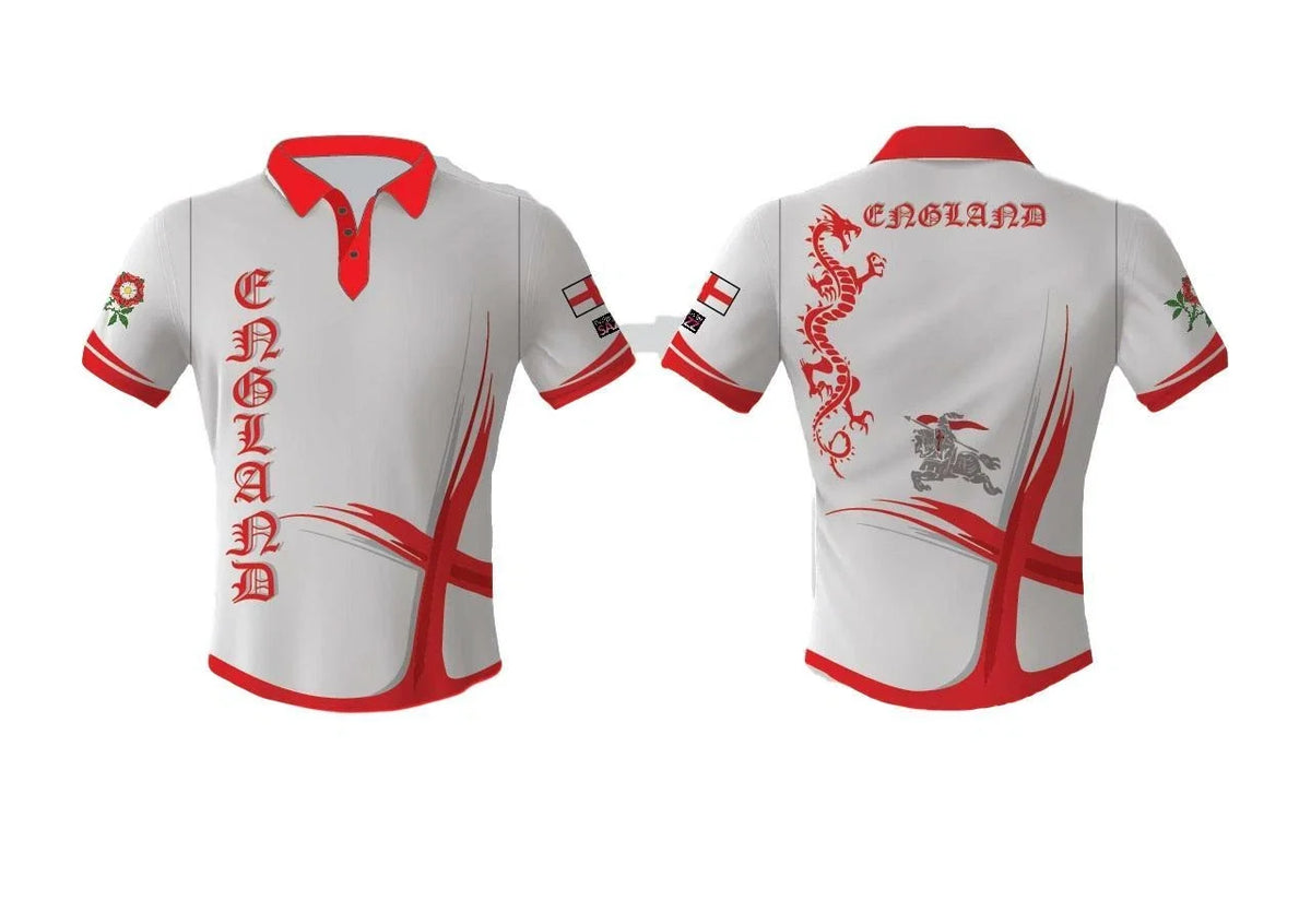 SUPPORT TEAM ENGLAND - sports shirt white or black ,cricket, football , rugbyetc Unisex , , , Long Sleeve Tee