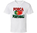 Forca Portugal Soccer Football Fan T Shirt Unisex , , , Long Sleeve Tee