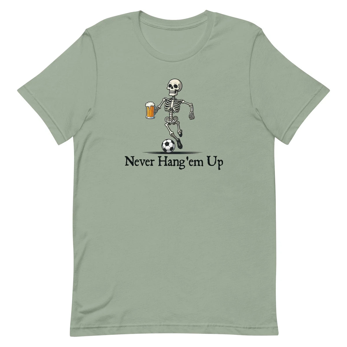 New Never Hang'em Up Adult O30 O40 O50 Soccer Unisex , , , Long Sleeve Tee