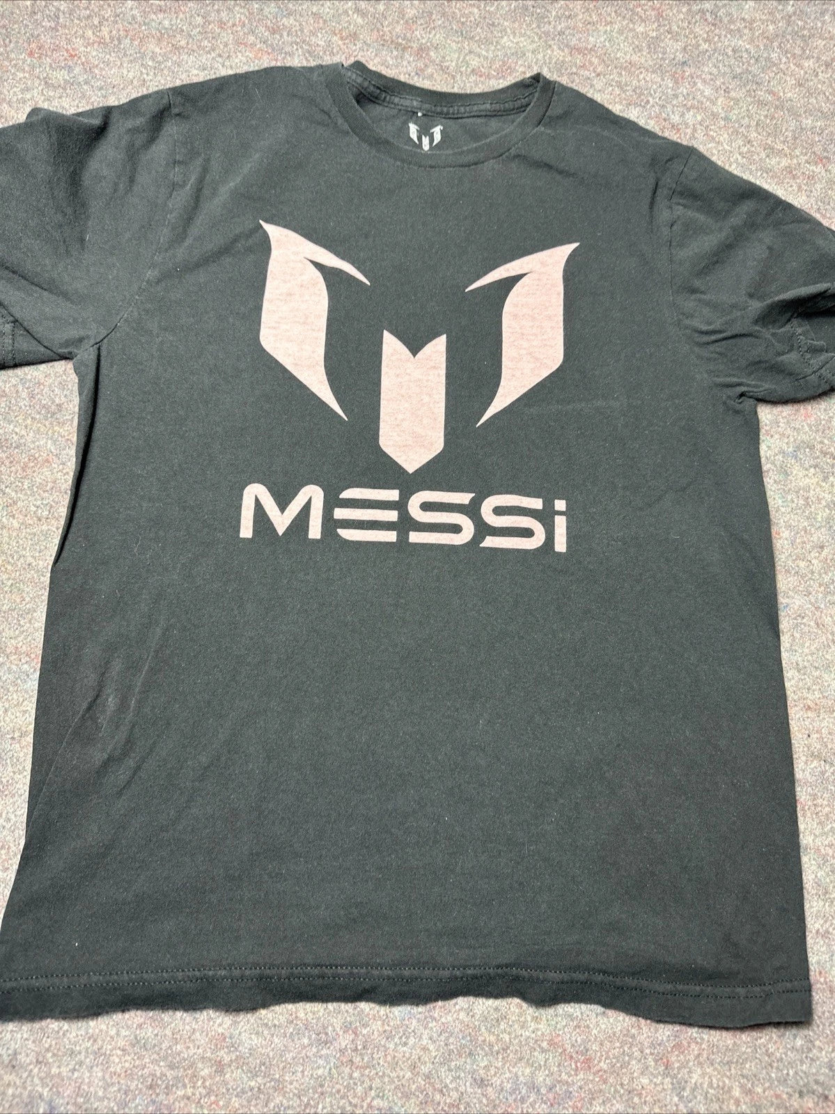 MESSI Collection Men’s Size S Black, Pink Short Sleeve Soccer Jersey Unisex , , , Long Sleeve Tee