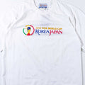 Vintage 2002 World Cup Korea Japan T Shirt Medium Promo Soccer Graphic Tee Y2K Unisex , , , Long Sleeve Tee
