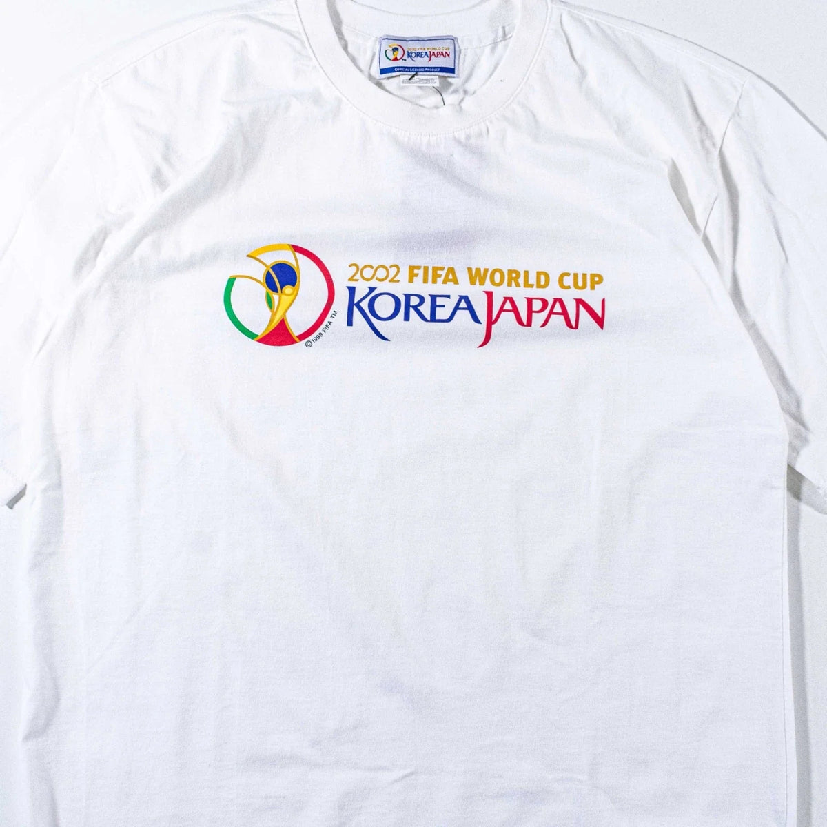 Vintage 2002 World Cup Korea Japan T Shirt Medium Promo Soccer Graphic Tee Y2K Unisex , , , Long Sleeve Tee