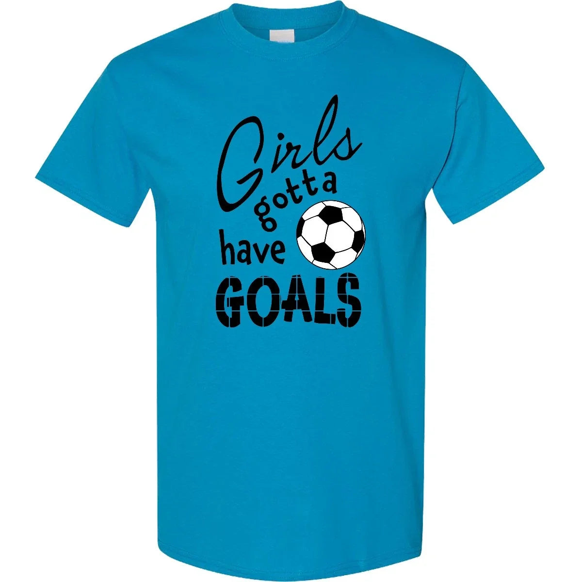 Inktastic Girls Gotta Have Goals- Soccer Sports Girl Fan Cheer High Love Unisex , , , Long Sleeve Tee