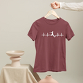 Football Heart Beat Soccer Sports Goals Fan Football Lovers Gifts Unisex , , , Long Sleeve Tee