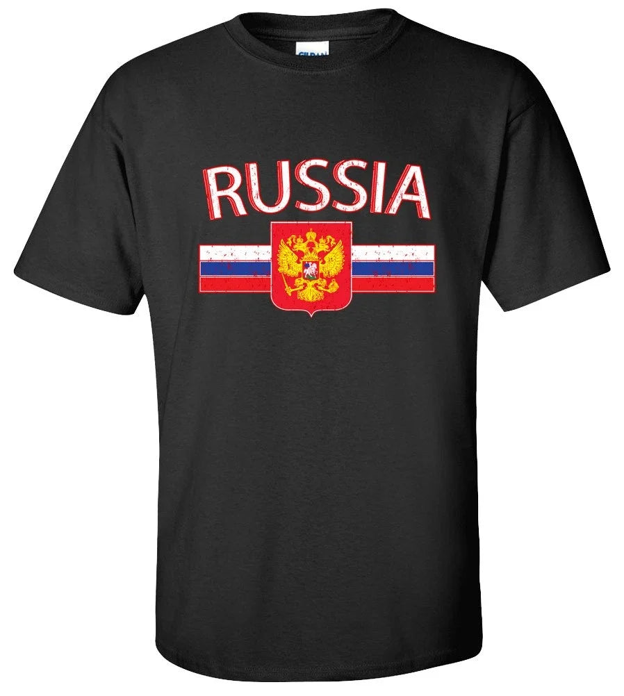 Russia Soccer Football - Russian Fan Team Crest Jersey Tee Unisex , , , Long Sleeve Tee