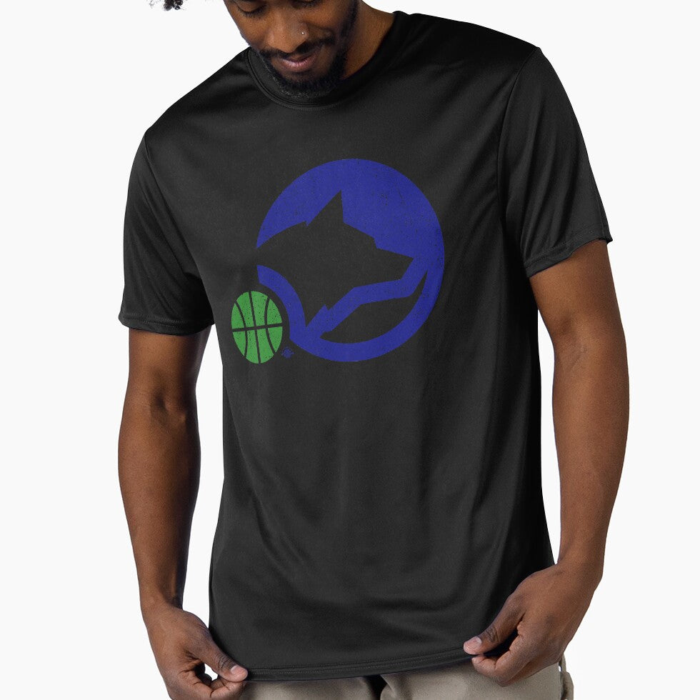 Minnesota Timberwolves Ball Color Graphic by damgoodgame