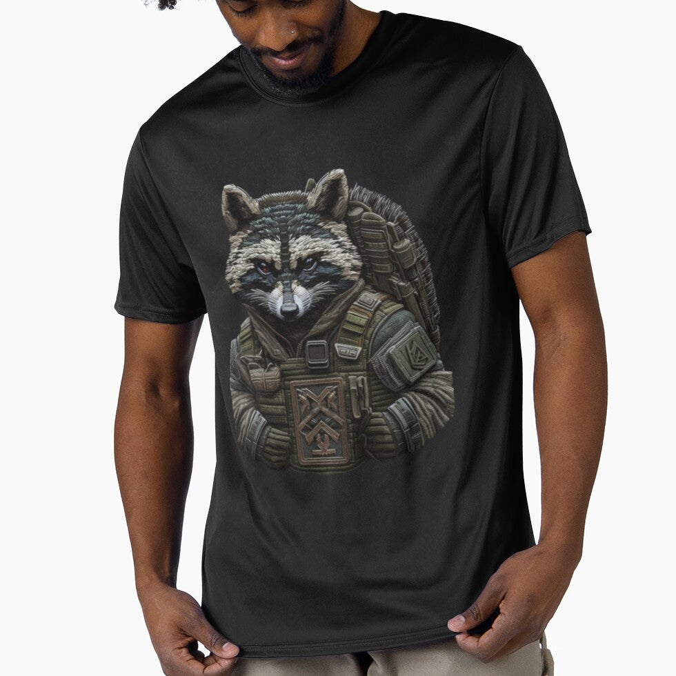 embroidered chevron with a special forces raccoon by TaibVVS