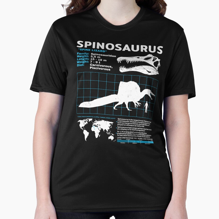 Spinosaurus datasheet by NicGrayGraphic