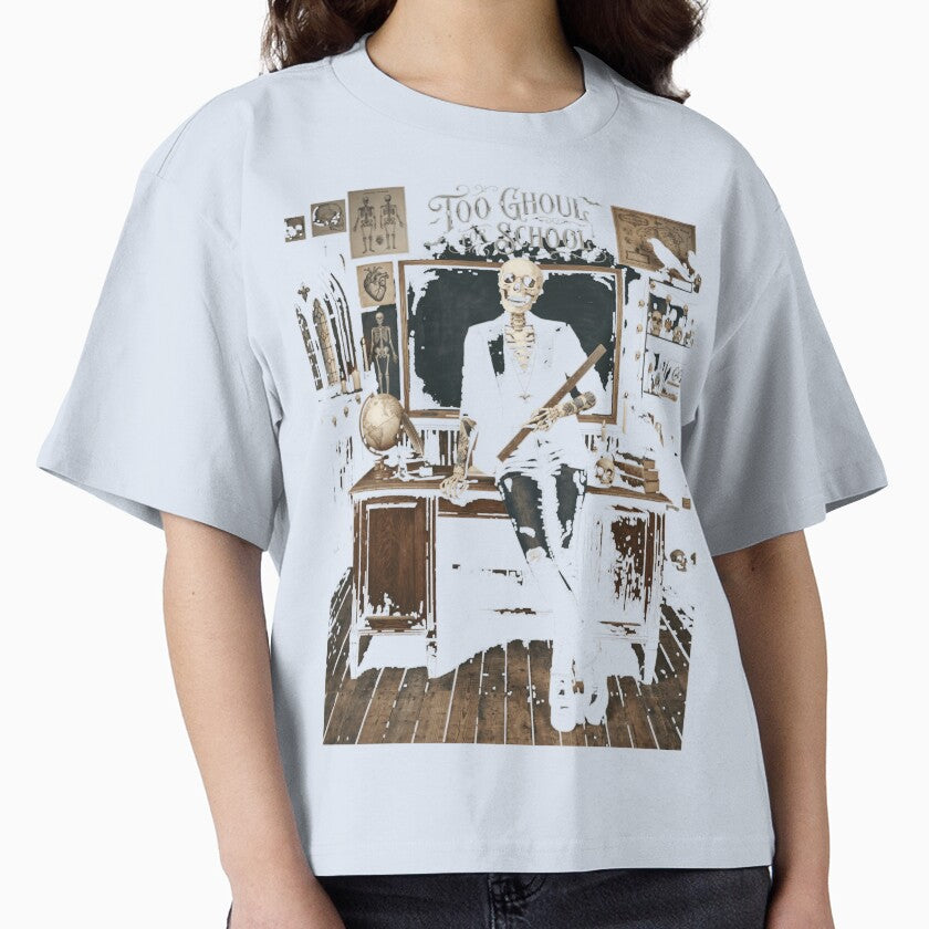 Too Ghoul For School Gothic Skeleton Teacher by printedartgoods