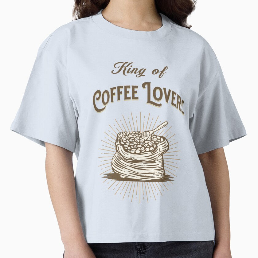 King of Coffee Lovers Retro Vintage Coffee Beans in Sack by LindaCooke