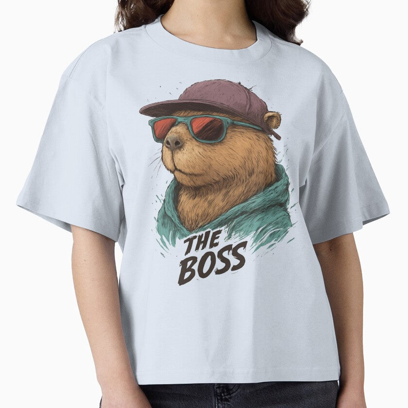 Capybara “The Boss” – Funny Chill Capybara Design Perfect gift for teenagers by KZurHTPC